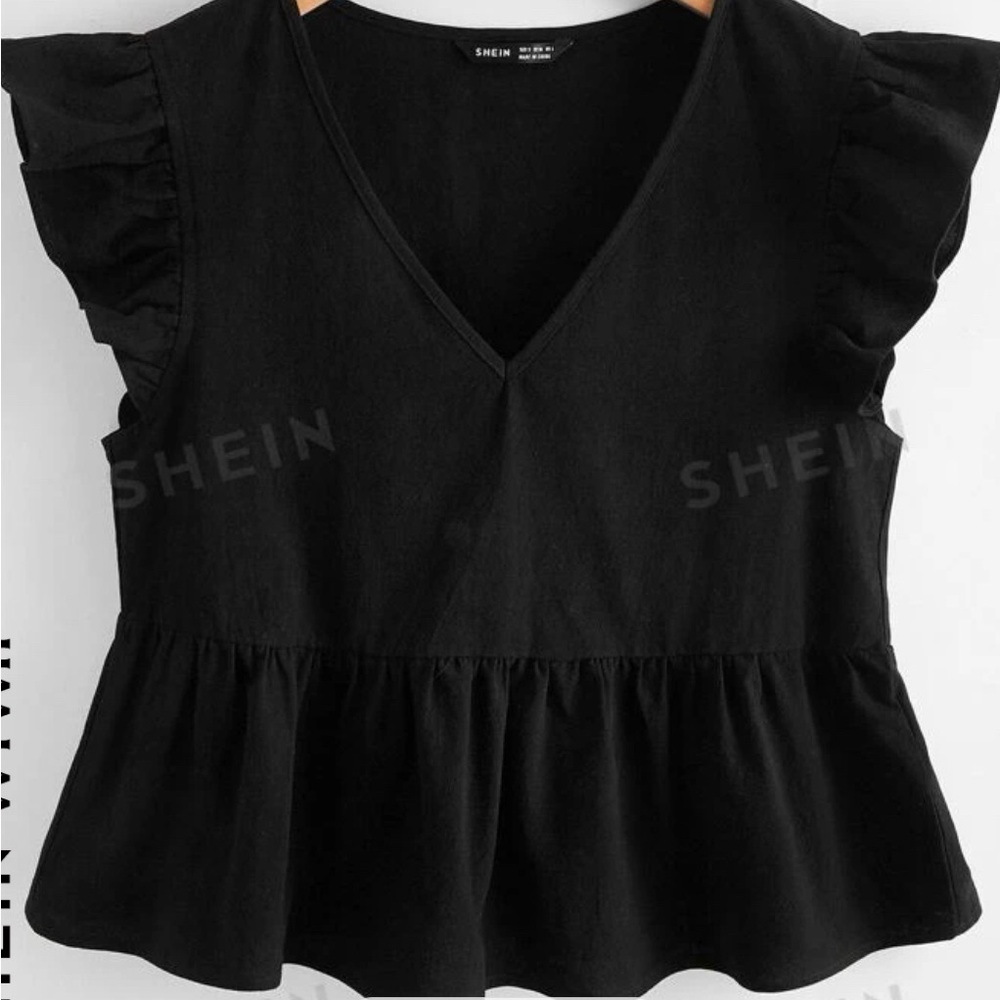 Butterfly Ruffle Blouse